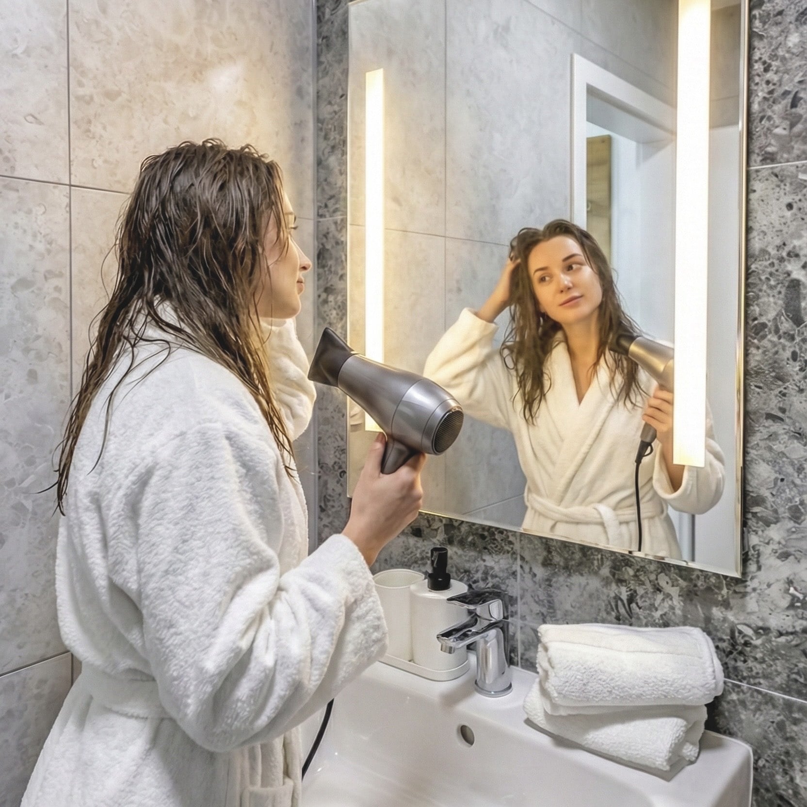 Coffee machine and kitchen amenities